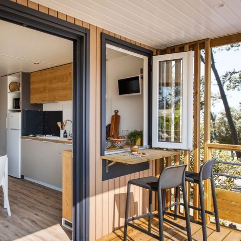 BUNGALOW 4 personnes - FAMILY PREMIUM, 28 m²  avec clim