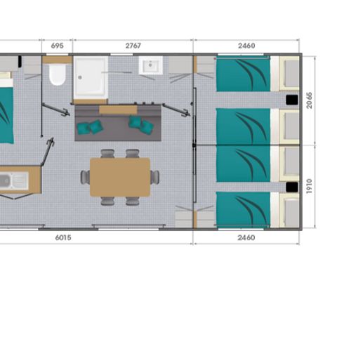 BUNGALOW 6 personnes - LOFT PREMIUM 33m² avec Clim - Tv