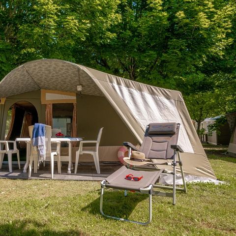 TENTE 6 personnes - Tente Nature - 2 chambres (sans sanitaire)