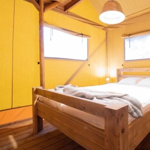 TENTE TOILE ET BOIS 6 personnes - Lodge PREMIUM BAHAMAS 6 personnes