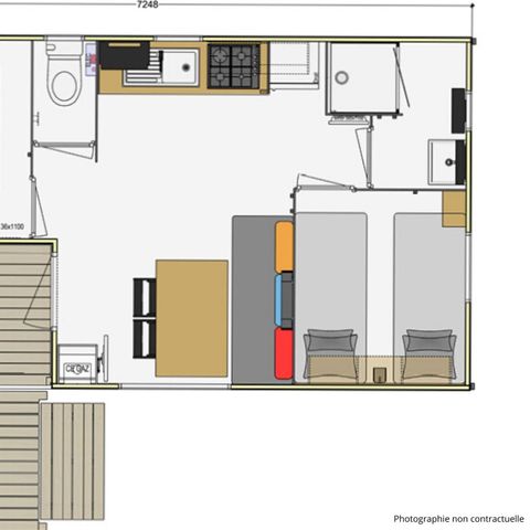 BUNGALOW 4 personnes - MELIFERA