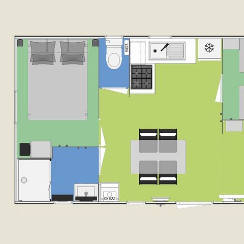 BUNGALOW 4 personnes - Cottage Iberis