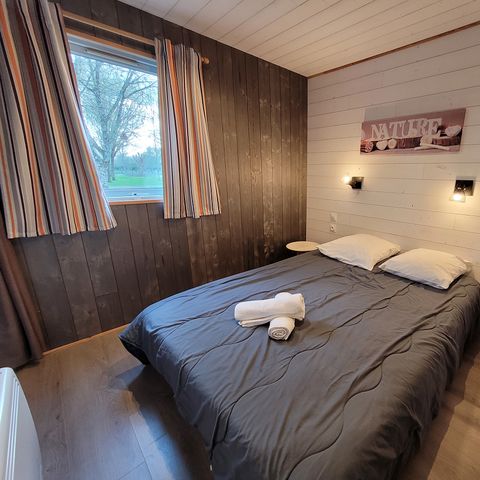 CHALET 7 personnes - PREMIUM 50m² (3 chambres) + terrasse + TV + LV + Plancha + Climatisation