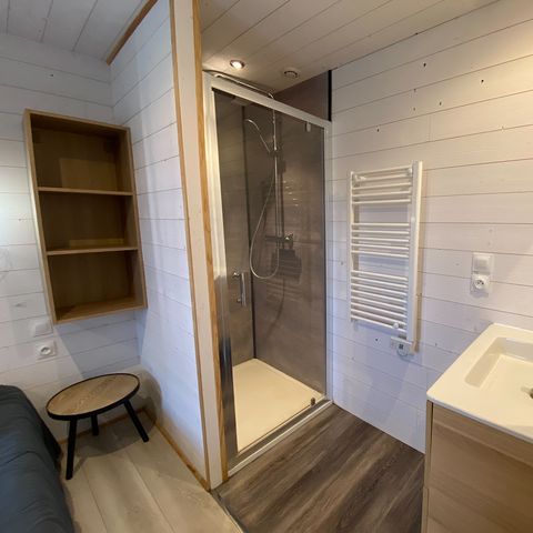 CHALET 7 personnes - PREMIUM 50m² (3 chambres) + terrasse + TV + LV + Plancha + Climatisation