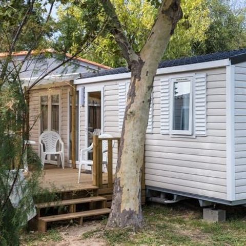 BUNGALOW 6 personnes - Mobil-home | Comfort | 3 Ch. | 6 Pers. | Terrasse surélevée