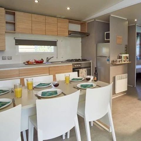 BUNGALOW 6 personnes - Mobil-home | Comfort XL | 3 Ch. | 6 Pers. | Terrasse surélevée