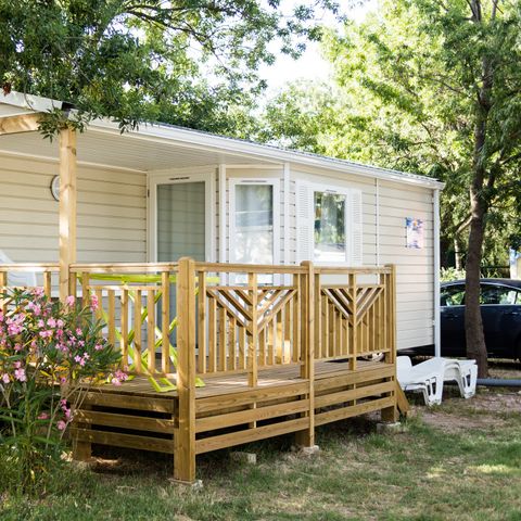 BUNGALOW 6 personnes - Mobil-home | Comfort | 2 Ch. | 4/6 Pers. | Terrasse simple