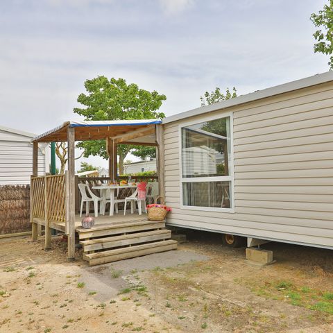 BUNGALOW 6 personnes - Mobil-home | Comfort | 2 Ch. | 4/6 Pers. | Terrasse simple