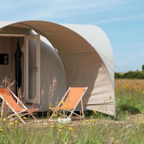 Tente en toile et en bois 4 personnes - COCO SWEET sans sanitaires