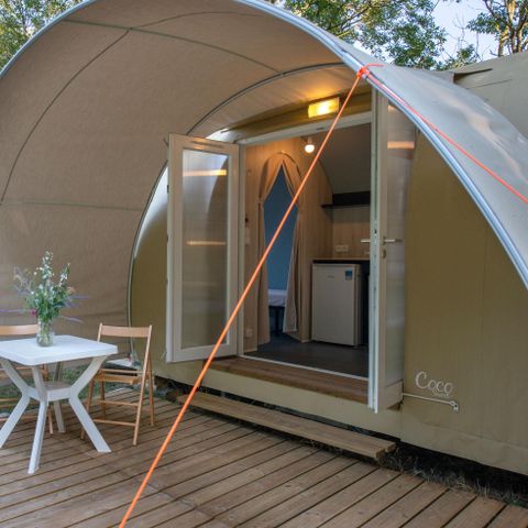 Tente en toile et en bois 4 personnes - COCO SWEET sans sanitaires
