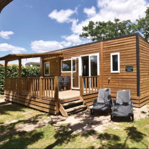 BUNGALOW 6 personnes - Mobil-home | Premium | 3 Ch. | 6 Pers. | Terrasse surélevée