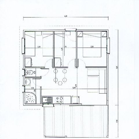 CHALET 6 personnes -  PALACE