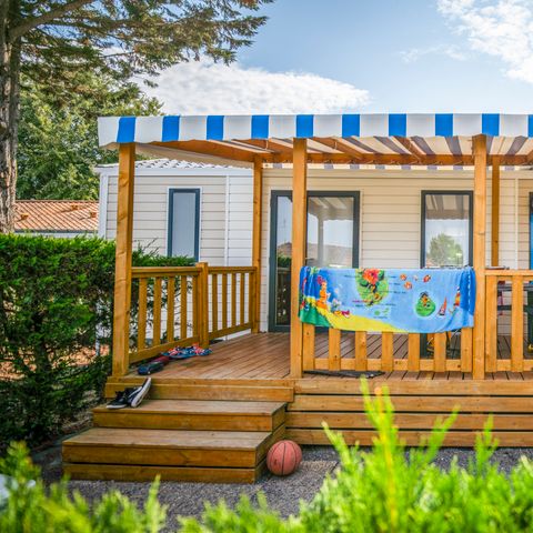 BUNGALOW 6 personnes - Mobil Home 3 ch 6 pers Terrasse semi-couverte TV 
