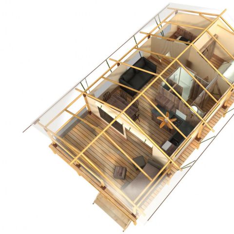 LODGE 7 personnes - Evasion 2 chambres 34m²