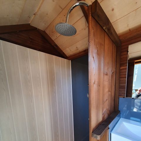 TENTE TOILE ET BOIS 4 personnes - Tente écolodge Standard 20m² - 2 chambres - terrasse couverte