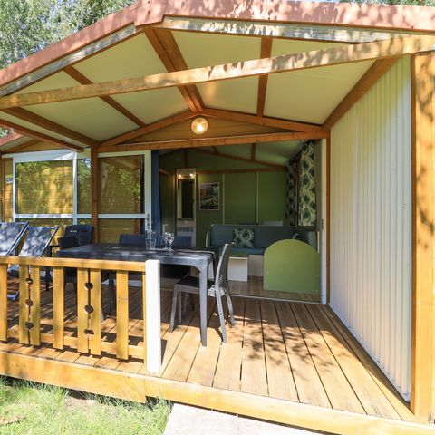 CHALET 4 personnes - Chalet Standard 28m² - 2 chambres - terrasse couverte