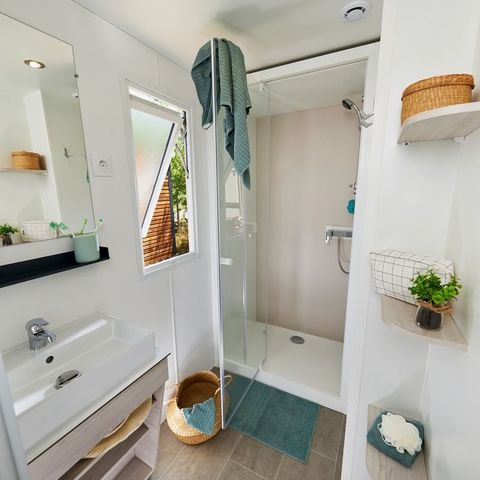 BUNGALOW 4 personnes - Premium 33m² - 2 chambres - terrasse couverte