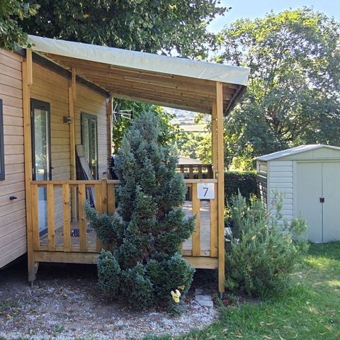 BUNGALOW 4 personnes - Premium 33m² - 2 chambres - terrasse couverte