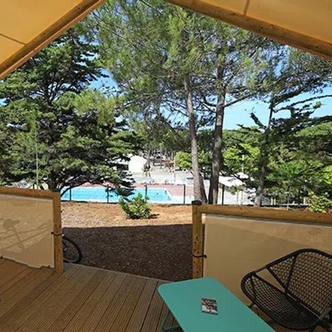 TENTE TOILE ET BOIS 4 personnes - Lodge Maasai (MA4)