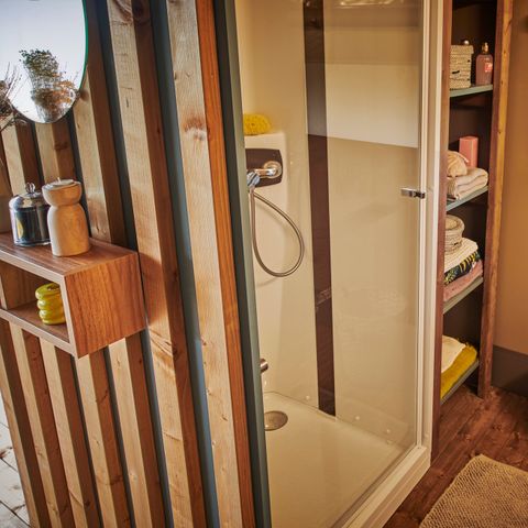 LODGE 5 personnes - Bungalow toilé 'Tente Lodge' 26m²