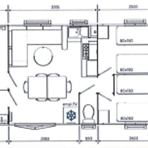 BUNGALOW 6 personnes