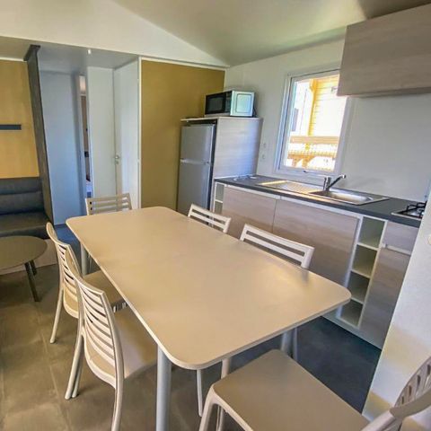 BUNGALOW 6 personnes - Mobil Home 2 ch 4/6 pers Terrasse semi-couverte TV