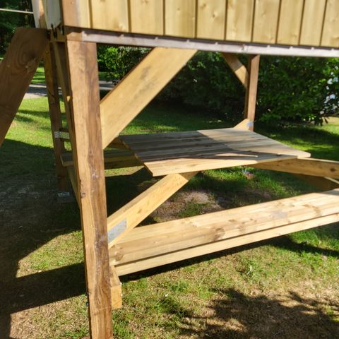 TENTE TOILE ET BOIS 2 personnes - Cabane Etoilée - 4,5 m² - Sans sanitaires - Electricité non incluse