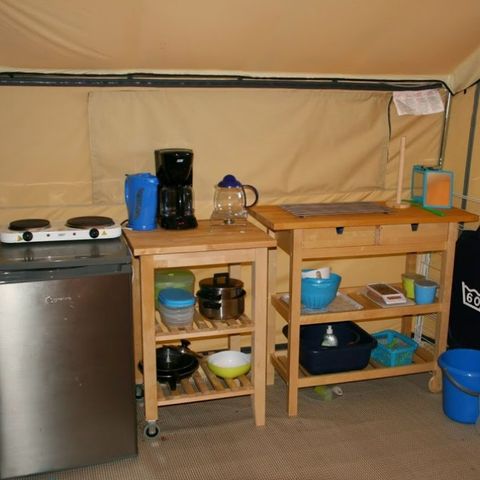 TENTE 4 personnes - COTTON LODGE NATURE (sans sanitaires)