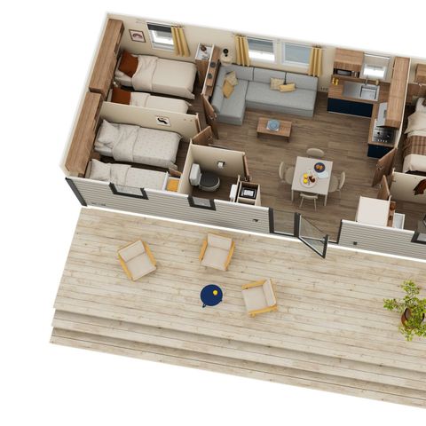 Mobilhome 6 personnes - Mobil-home Prémium 5 *
