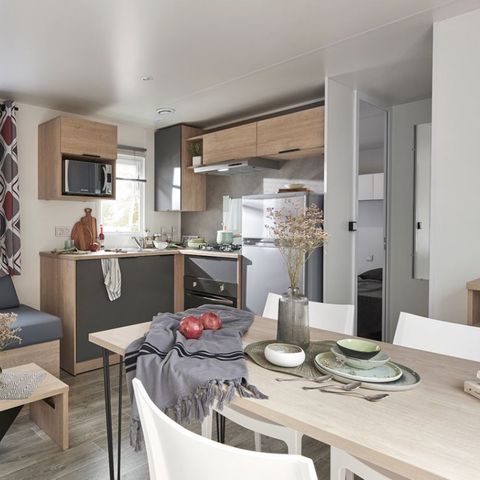 BUNGALOW 6 personnes - GRAND CONFORT 3 chambres - CLIM + TV