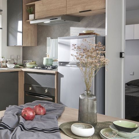 BUNGALOW 6 personnes - GRAND CONFORT 3 chambres - CLIM + TV