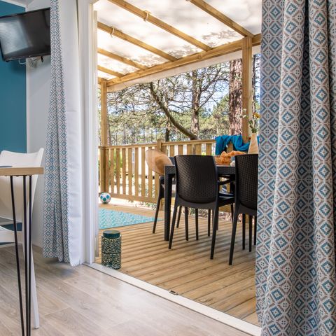 BUNGALOW 5 personnes - Select TV LV Clim - 2 ch / 2 salles d'eau - 4/5 pers.