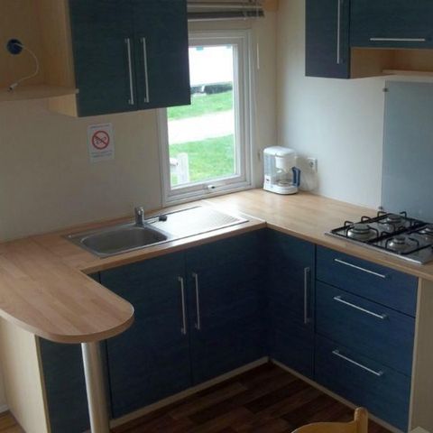 BUNGALOW 5 personnes - Mobil-home Standard MERCURE 27m² - 2 chambres + terrasse semi-couverte 11m²