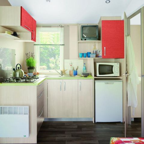 BUNGALOW 4 personnes - Mobil-home Standard LOGGIA 25m² - 2 chambres + terrasse couverte 9m²