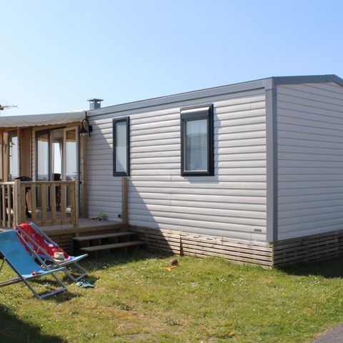 BUNGALOW 4 personnes - Mobil home Premium HORIZON 40m² - 2 chambres + terrasse semi-couverte 15m²  - Vue mer