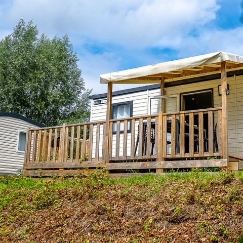 Mobilhome 4 personnes - Confort 2 Chambres au Bord de l'Eau