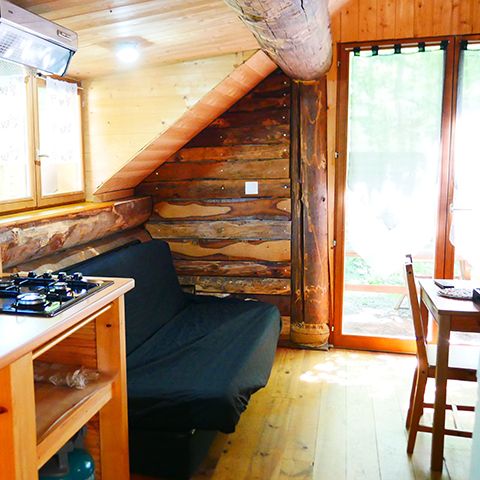 CHALET 5 personnes - Chalet en rondins Petit 5 pers
