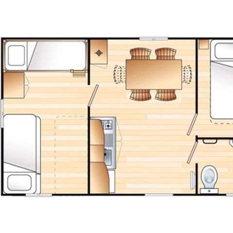 BUNGALOW 5 personnes - DOMINO