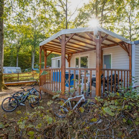 BUNGALOW 4 personnes - PMR 30m² - 2 chambres (accessible personne à mobilité réduite)