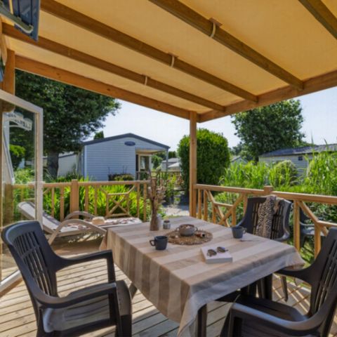 Mobilhome 3 personnes - Natura Duo - Quartier piéton - 2/3Pers 2Ch 20m2