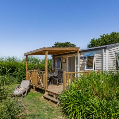 Mobilhome 3 personnes - Natura Duo - Quartier piéton - 2/3Pers 2Ch 20m2