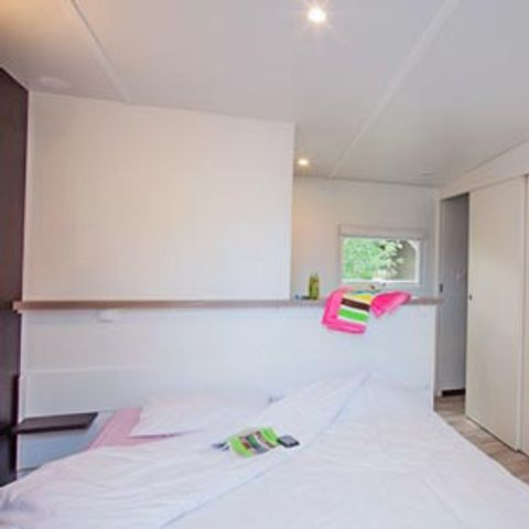 Mobilhome 5 personnes - Sunêlia Luxe Taos 2 chambres / 2 salles de bain 35m² - TV - LV - Linge fourni