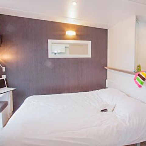 Mobilhome 5 personnes - Sunêlia Luxe Taos 2 chambres / 2 salles de bain 35m² - TV - LV - Linge fourni