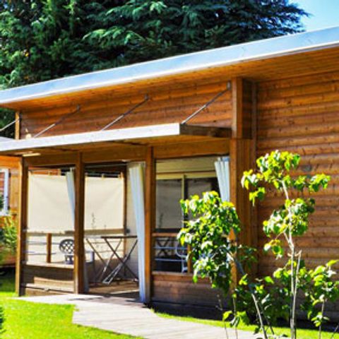 Mobilhome 6 personnes - Sunêlia Luxe Fabre 3 chambres 37m² - TV - LV - Terrasse couverte - Linge fourni