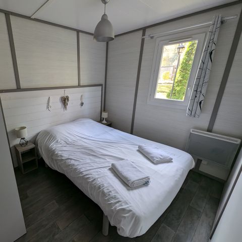Mobilhome 6 personnes - Sunêlia Luxe Fabre 3 chambres 37m² - TV - LV - Terrasse couverte - Linge fourni