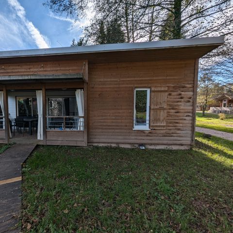 Mobilhome 4 personnes - Sunêlia Luxe Fabre 2 chambres 34m² - TV - LV - Terrasse couverte - linge fourni