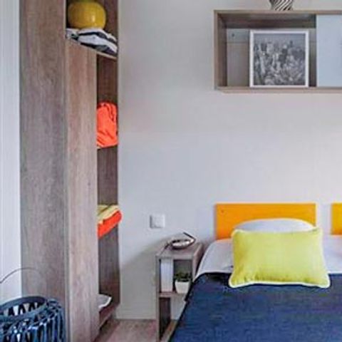 Mobilhome 5 personnes - Sunêlia Prestige Déclik 2 chambres 35m² - TV - Terrasse semi- couverte