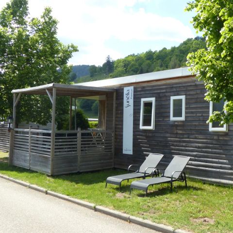Mobilhome 5 personnes - Sunêlia Prestige Déclik 2 chambres 35m² - TV - Terrasse semi- couverte