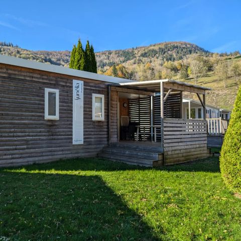 Mobilhome 6 personnes - Sunêlia Prestige Déclik 3 chambres 35m² - TV - Terrasse couverte