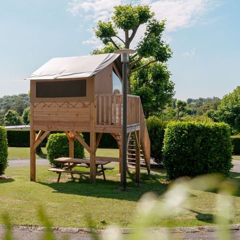 HÉBERGEMENT INSOLITE 2 personnes - Tente Nature sur pilotis Standard 7.2 m² - sans sanitaire